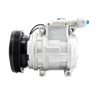 10PA15C AC COMPRESSOR Compatible For Daewoo Solar Excavator Bagger Doowon 2208-6013 22086013 2208-6013A 22086013A 22086013B 440205-00070(24v)