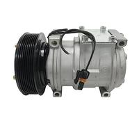 10PA17C Auto Car A/c Compressor Compatible with John Deere Loaders WITHOUT TOP FITTING CAP AT172975 AT226273 AT168543 447180-5480 Replace Of Compressor