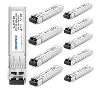 10Pack 10GBase-SR SFP+ Transceiver,10G SR SFP Multi-Mode LC Module 850nm,up to 300 m,Compatible with Cisco SFP-10G-SR, Unifi UF-MM-10G, Meraki,Fortinet,Mikrotik,Netgear,Supermicro and More