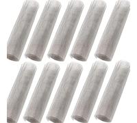 10Pack 30 Mesh 304 Stainless Steel Woven Wire Mesh Never Rust, Hard and Heat Resisting Metal Mesh Sheet Great for Home, Kitchen, Garden, Airbrick - 5.9 x 5.9 Inch