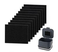 10Pack Activated Carbon Odour Filter for Joseph Joseph Food Waste Caddy, Compatible with Totem 60, Totem 48, Totem 50, Stack 4 Kitchen Compost Bins - Carbon Filter Replacement