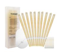 10Pack Beeswax Ear Candles Wax Removal, 9 Inches Natural Ear Wax Candles For Ear Candling Wax Removal, Ear Candling
