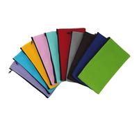 10Pack Blank Customized Multicolored Craft Canvas Pouch (8.3 × 4.7 Inch),Makeup Bags,customized pouch in bulk,Multi-Purpose Travel Toiletry Zipper Bag,Canvas tote Bag bluk for Key&Cash Organizer