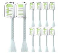 10Pack Brush Heads, Compatible with Philips, HY1200/06 BD1003/AZ | For One Series Sonicare rechargeable toothbrush, fits HY1100/04 BD1002/AZ(White)