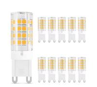 10Pack G9 Led Light Bul,5w 3W 220V SMD2835 Cold White 6000K Warm White 2700K Pendant Night Lights Replace Halogen Chandelier,Warm White,3w