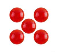 10Pack Guitar Pedal Designed to Shield Footswitches and Improve Stability During Use with Electric Guitar Effect Pedals (Round RedA)