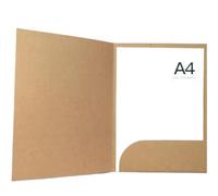10Pack Kraft Paper File Folder A4 Size Presentation for Sheet Music Office Receipt Bills Report Project for MusicalScore Photo(1 Pocket-Brown)