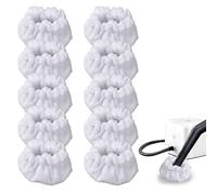 10Pack Microfiber Cloths Fit for Dupray Handheld Steam Cleaner, Small Bonnets (Triangle) Compatible with Dupray Neat Steam Cleaner-Reusable Handheld Steamer Cloth Accessories (Double-Layer)