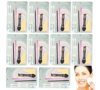 10Pack Portable Individually Wrapped Disposable Makeup Applicators Kit,Multifunctional Travel Makeup Tools Kit,Disposable Makeup Brush Set,Perfect for Face Lips Eyes Makeup During Travel and Outdoors