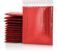 10Pack Reddish Brown ESD Shielding Bubble Bags, Self-Sealing Anti Static Padded Envelopes for Electronics Shipping & Protection (Red 23 * 30+5cm)