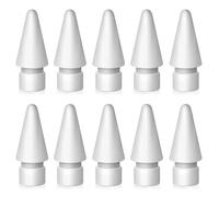 10Pack Replacement Tips for Apple Pencil 2nd Gen/1st Gen/USB-C/Apple Pencil Pro Nibs, Original Feeling Works Perfectly on Screen Protector Easy to Install