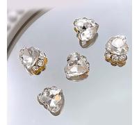 10Pack Rhinestones Nail Art Crystal Rhinestones Nail Tips Decorations Crystal Nails Charm Manicure For Women Art Stones Fashionable Adornments
