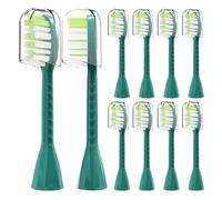 10Pack Toothbrush Replacement Heads，Compatible for Philips One Series Sonicare Rechargeable HY1200/06 BD1003/AZ(Green)