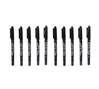 10Packs Professional Body Art Pens Temporary Tattoo Marker Skin Marker Positioning Pen Permanent Makeup Body Art Beauty Tool(Black) Marker Pen