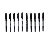 10Packs Professional Body Art Pens Temporary Tattoo Marker Skin Marker Positioning Pen Permanent Makeup Body Art Beauty Tool(Black) skin marker