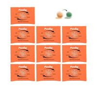 10Packs x 100Gram Fonday Rechargeable Silica Gel Desiccant Packets Moisture Absorber - Fast Reactivating, Orange to Dark Green Indicator for Storage Bins Suitcase Safe 3D Filaments Electronics