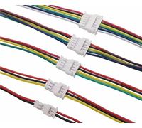 10Pair Micro JST 1.25mm 2/3/4/5/6P Male Female Plug Jack Wire Cable Connector Terminal Cable Lenght 10cm 28AWG