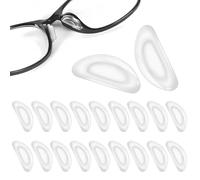 10Pairs Eyeglass Nose Pads,Adhesive Anti-Slip Nose Pads,Soft Silicone Nose Pad,Glasses Nose Pads,Glasses Nose Pads Silicone,Nose Grips Glasses Replacement Cushion for Glasses Eyeglasses Sunglasses