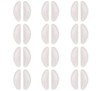 10Pairs Eyeglasses Non-Slip Silicone Nose Pieces Pads, Adhesive Glasses Nose Pads Cushions for Eyeglass Sunglasses(White2.5mm)