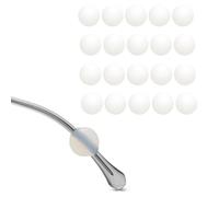 10Pairs Glasses Ear Grips,Silicone Anti Slip Glasses Rubber Arm Grips Cushions Behind Ears Grip,Clear Soft Round Side Hook Pads Non Gripper for Kids and Adults Sunglasses,Eyeglasses,Sport Eyewear,14mm