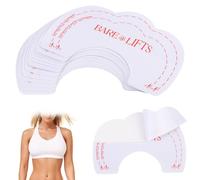 10Pairs Of Breast Lifting Tape, Adhesive Breast Lift Pads Push Up Enhance Cleavage Bra Extender Boob Tape Shaper Clear Boob Lift Pasties Bust Invisible Chest Sticker Sexy Bare Breast Lift for Women