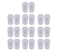 10pairs Unisex Soft Silicone Nose Pad Adhesive Silicone Nose Pad Push-in Eyeglass Anti-Slip Nose Pad