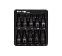 10pc 1/2" Drive Impact Torx Star Bit Socket Set T20-T70 S2 CR-V Tray