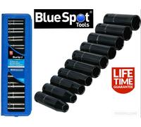 10pc 1/2" Drive Metric Deep Impact Sockets Socket Set 10mm - 24mm BlueSpot