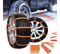 10PC /100PC Adjustable Anti-Slip Tire Zip Ties for Snow Chains | Universal Winter Car Truck SUV Traction Grips | Emergency Mud Survival Multi-Function Security Cable Belts (20pc)