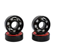10pc/4pcs 608 2RS Hybrid Ceramic Ball Bearing 8 * 22 * 7mm ABEC-11 High Speed Roller Skate Skateboard Wheel Miniature Bearings(10pcs)