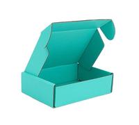 10PC Airplane Box Packaged Express Delivery Carton Clothing Packaging Corrugated Paper Extra Hard Square Boxes for Valentine's Day(Color3,15x15x5cm 10pcs)