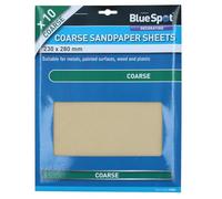 10pc Assorted Sandpaper Sanding Sheets For Metal Wood Plastic Coarse 60 Grit