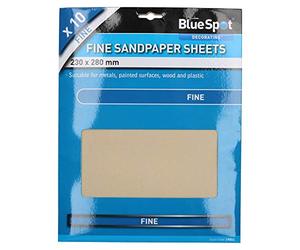 10pc Assorted Sandpaper Sanding Sheets for Metal Wood Plastic Fine 240 Grit