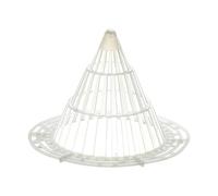 10PC Cone Flower Pot Mesh Pad, Flowerpot Bottom Hole Mesh Pad Plastic Orchid Cover Succulent Potted Plant Leak-Proof Mesh Pad Bottom Mesh Breathable Leaking (Medium)