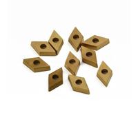 10PC DCMT070204 Carbide Insert YBC251 for SDJCR/SDNCN/SDQCR Series Lathe Tool Lathe Turning Tool Holder Boring Bar