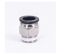 10PC DN15 G 1/2" Male x Fit Tube OD 16mm Nickel Plated Brass Pneumatic Air Hose Quick Connector Push in Coupler Water Gas Oil HZZGMANCAJ