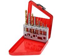 10PC EASY OUT SCREW EXTRACTOR SET WITH LEFT HAND DRILL BITS BROKEN BOLTS