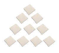 10Pc EVA Foam Puzzle Exercise Mat Interlocking Tiles Baby Crawl Mat White