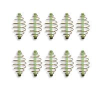 10pc Feeder Basket Fishing Equipment Spring Coil Inline Methods Saltwater Tackle Fishing Accessories