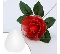 10pc foam flower heart pack for DIY crafting, ideal for creating water drop simulation effects and customizing home decoration pieces (3cm)