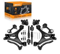 10pc Front Lower Control Arms Kit Compatible with Honda Civic 2006-2011 1.8L Only - Lower Ball Joints + Sway Bar End Links + Inner and Outer Tie Rod Ends