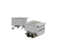 10Pc Grey AP ASK1 End Barrier Plate For ASK1EN ASK 1EN Wire Connector Screw DIN Rail Terminal Block Accessories End Cover APASK1(Grey)