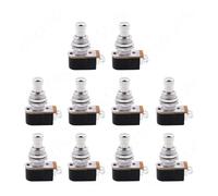 10pc Guitar Effects Pedal Box Push Button Momentary Touch Push Button Stomp Foot Pedal Switch For Guitar Parts Control switch