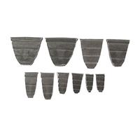 10pc Hammer Wedge Set Handle Slot Eye Repair Head Handles Mallet TE837