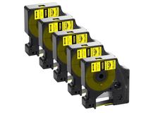 10PC Heat Shrink Tubes 18051 18052 18053 18054 18055 18056 18057 18058 Compatible With 4200(5PK Black on Yellow)