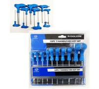 Allen / Hex Key T-bar / T-handle Driver Allan Alan Set - Handle 10pc Keys Stand - hex set allen handle key 10pc keys stand allan metric alan driver