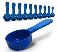 10pc Kit, RE-GEN 15ml Reusable Short Handle Plastic Measuring Spoon Scoops Dosing Spoons | Ideal for Liquids, Powders, Granules, Home, Kitchen, Catering, Healthcare, Fitness