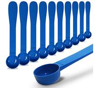 10pc Kit, RE-GEN 2.5ml Reusable Long Handle Plastic Measuring Spoon Scoops Dosing Spoons | Ideal for Liquids, Powders, Granules, Home, Kitchen, Catering, Healthcare, Fitness