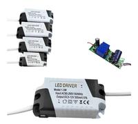 10PC LED Constant Current Driver AC85-265V 1-3W 4-7W 8-12W 12-18W 18-24W 24-36W Power Supply Adapter Transformer(1-3w)