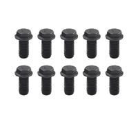 10pc Left Hand Saw Reversible Screw Carbon Steel Thread Hex Flange For Cutting Machine Pressure Plate Back M8 M7 M6(7mm)(7mm)